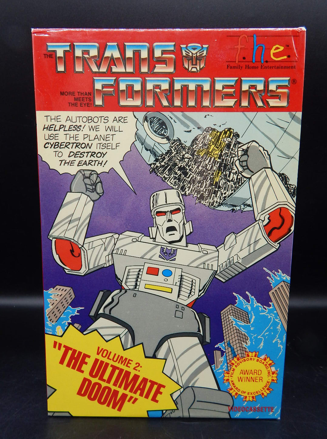 Transformers VHS tape