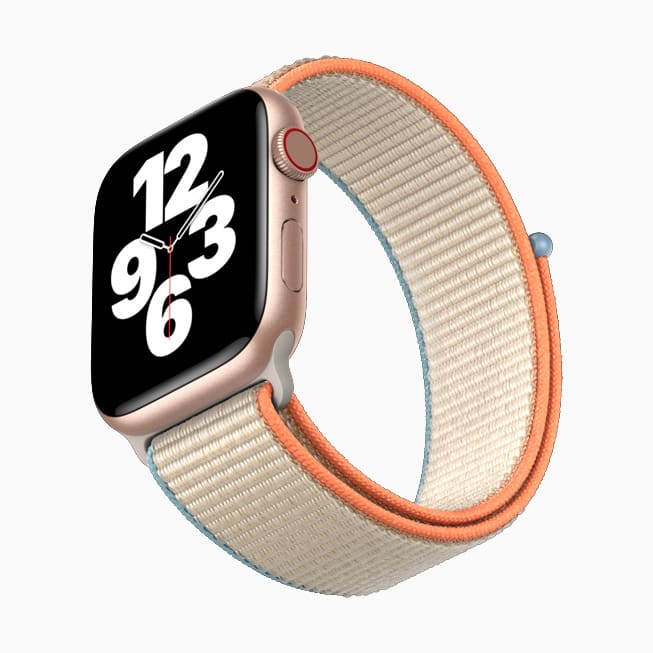 An Apple Watch SE.