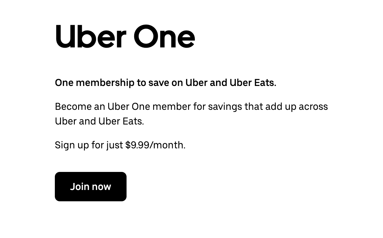 UberOne