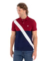 U.S. Polo Assn. Men's Color Block Pique Polo Shirt for $9 + free shipping w/ $35