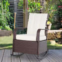 Outdoor Rattan Rocking Chair for $129 + free shipping