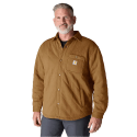 Carhartt Men's Rain Defender Loose Fit Heavyweight Quilted Snap Front Shirt Jacket for $52 + free shipping
