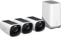 eufyCam 3 3-Pack Outdoor Wireless 4K Solar Powered Security Cameras w/ HomeBase 3 for $320 + free shipping