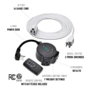 ClearPower Indoor/Outdoor Water-Resistant Lighting Timer 2-Pack from $12 + free shipping