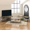 Mainstays 4-Piece Living Room in a Box w/ Reversible Tops for $92 + free shipping