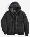 Michael Kors Men's Hooded Puffer Bomber Jacket for $60 + free shipping