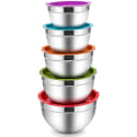 Vesteel Mixing Bowls with Lids 5-Piece Set for $17 + free shipping w/ $35