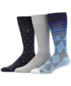 Perry Ellis Portfolio Men's Moisture-Wicking Dress Socks 3-Pack for $6 + free shipping w/ $25