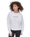 DKNY Sport Women's Mini Stud Logo Sweatshirt for $24 + free shipping w/ $25