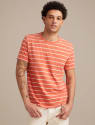 Lucky Brand Men's Vbo Stripe Crew Shirt for $11 + free shipping w/ $89