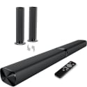 Cowin 2-in-1 Detachable Sound Bar for TV for $40 + free shipping