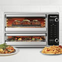PowerXL Smartsynx 25-Quart Dual Door Air Fryer Oven for $50 + free shipping