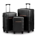 Zimtown 3-Piece Expandable Hardcase Luggage for $90 + free shipping