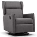 Comhoma Swivel Glider Manual Recliner for $128 + free shipping
