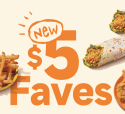 Popeyes Fave Combos for $5; make a combo for $9