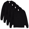 Hanes Men's Essentials Cotton Long Sleeve 4-Pack for $20 + free shipping