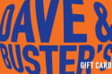 $50 Dave & Buster's Gift Card for $40 + email delivery