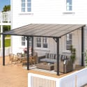10x14-Foot Aluminum Hardtop Patio Pergola for $370 + free shipping