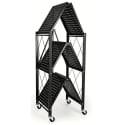 Heavy-Duty 750-lbs. 3-Tier Foldable Metal Storage Rack w/ Wheels for $20 + $2.99 shipping