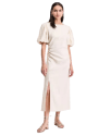 I.N.C. International Concepts Women's Linen-Blend Puff-Sleeve Dress for $23 + free shipping w/ $25