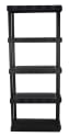 Hyper Tough 5-Shelf Plastic Shelving Unit for $40 + free shipping