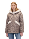 Gap Factory Women's 100% Recycled Relaxed Sherpa-Trim Jacket for $22 + free shipping w/ $50