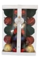 62-Count Multicolor Shatterproof Christmas Ornament for $10 + free shipping w/ $35