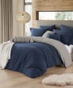 Macy's Cathay Home Inc. Ultra Soft Reversible Crinkle Duvet Cover Set From $15 + free shipping w/ $25