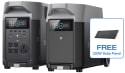 Certified Refurb EcoFlow Delta Pro 3,600Wh Power Station + Extra 7200Wh Battery + 220W Solar Panel for $1,999 + free shipping