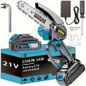 Cordless Mini Chainsaw for $14 + free shipping w/ $30