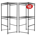 WorkPro 5-Tier Bin Storage Rack 2-Pack for $96 + free shipping