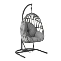 Mainstays Outdoor Wicker Patio Hanging Egg Chair for $137 + free shipping