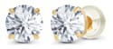 2-tcw. Lab-Grown Diamond Stud Earrings in 14K Gold for $449 + free shipping