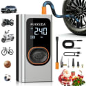 Fukkuda 150PSI Tire Inflator Portable Air Compressor for $16 + free shipping w/ $35