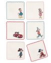6 Disney x Macy's Mickey Mouse & Friends Embroidered Cocktail Napkins for $8 + free shipping w/ $25