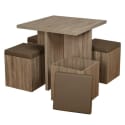 Mainstays 5-Piece Dexter Dining Room/Kitchen Set with Storage Ottoman for $100 + free shipping