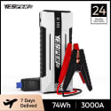 Yesper 3,000A Battery Jump Starter for $28 + free shipping