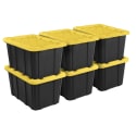 Sterilite 27-Gallon Large Industrial Storage Bin 6-Pack for $48 + free shipping