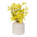 BH&G 10" Artificial Yellow Forsythia in Vase for $5 + free shipping w/ $35