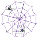 Gemmy Halloween Giant LED Spider Web w/Green Lit Spider for $24 + free shipping w/ $35