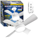 Bell + Howell Socket Fan Ceiling Light for $26 + free shipping w/ $35