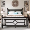 HOOMIC 14" Metal Platform Bed Frame From $50 + free shipping