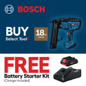 Bosch 18V 4Ah Lithium Battery Starter Kit: Free w/ Bosch 18V Nailer purchase + free shipping