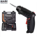 Mini Cordless Screwdriver 47-Piece Set for $5 + free shipping w/ 1st order