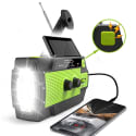 Solar Hand Crank Portable Solar Camping Flashlight for $14 + free shipping w/ first order