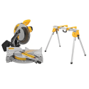 DeWalt 15A Corded 12" Compound Single Bevel Miter Saw and Heavy-Duty Work Stand for $229 + free shipping