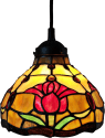 Amora Lighting 8" Tiffany Style Hanging Pendant Lamp for $79 + free shipping