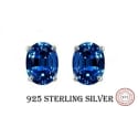 2.00-TCW Genuine Tanzanite Sterling Silver Stud Earrings for $11 + free shipping