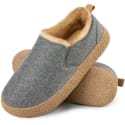 Men's Faux Felt Slippers for $9 + free shipping w/ $35