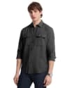 Michael Kors Men's Crepe Long Sleeve Two-Pocket Button-Front Shirt for $41 + free shipping